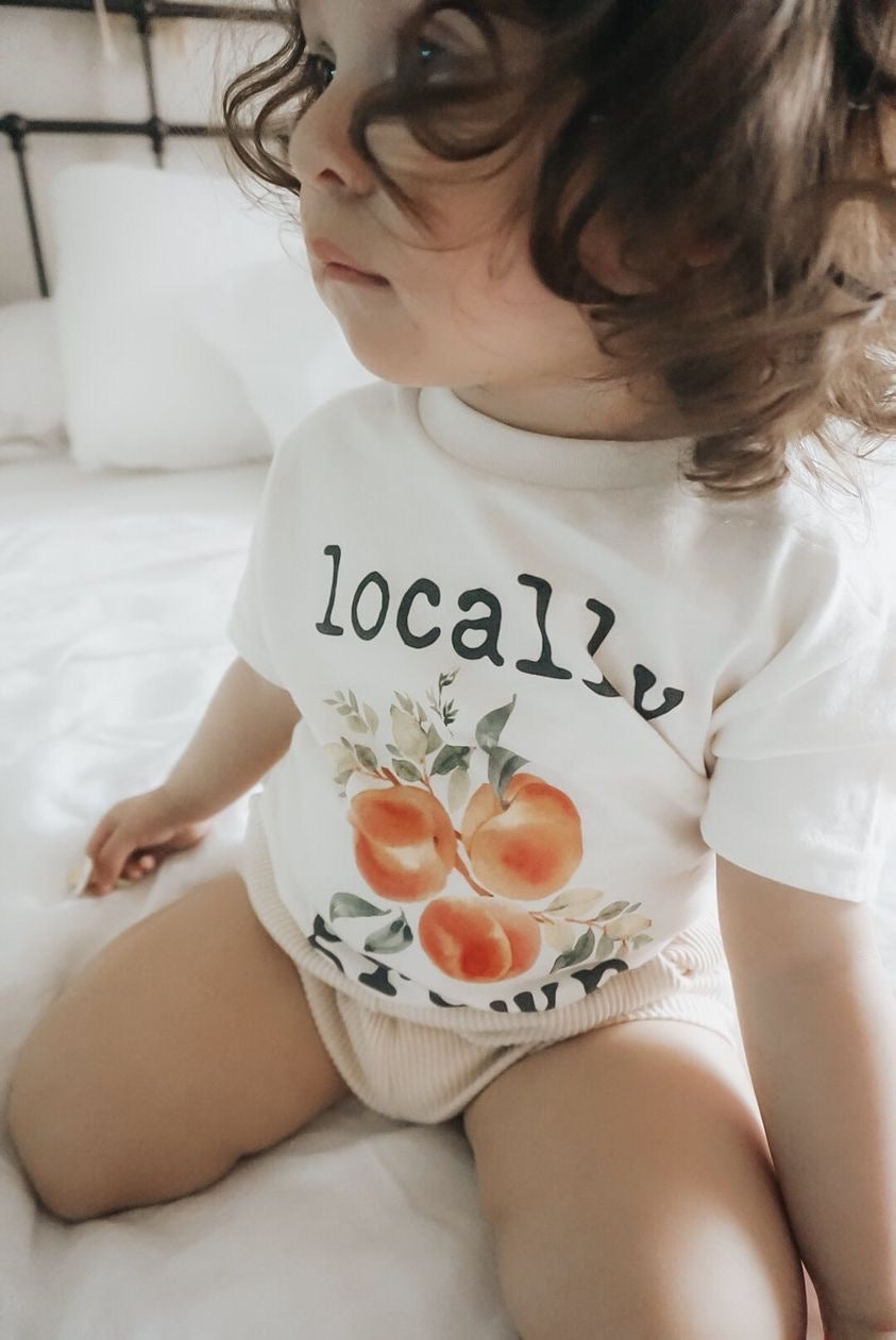 Locally Grown Peach Tee