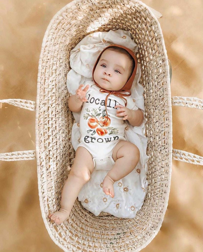 Locally Grown Peach Bodysuit