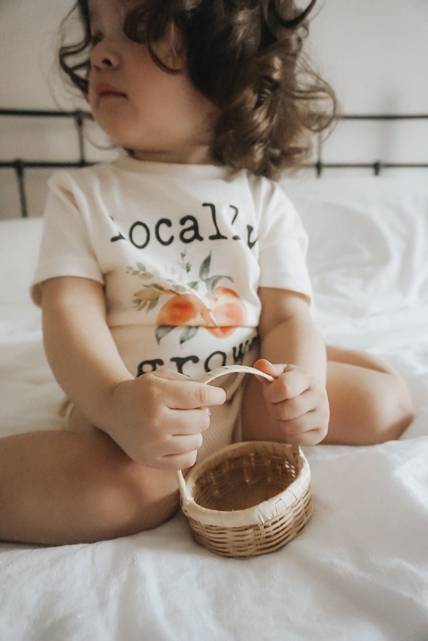 Locally Grown Peach Tee