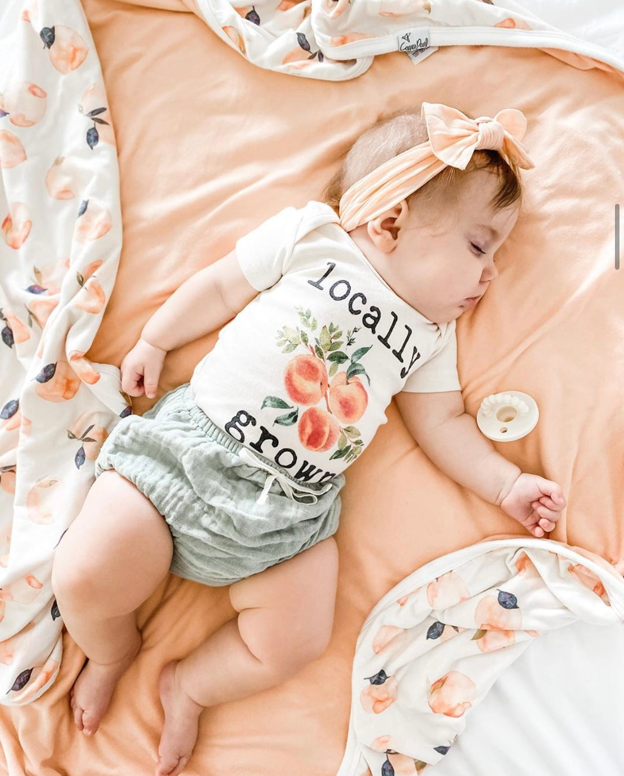 Locally Grown Peach Bodysuit
