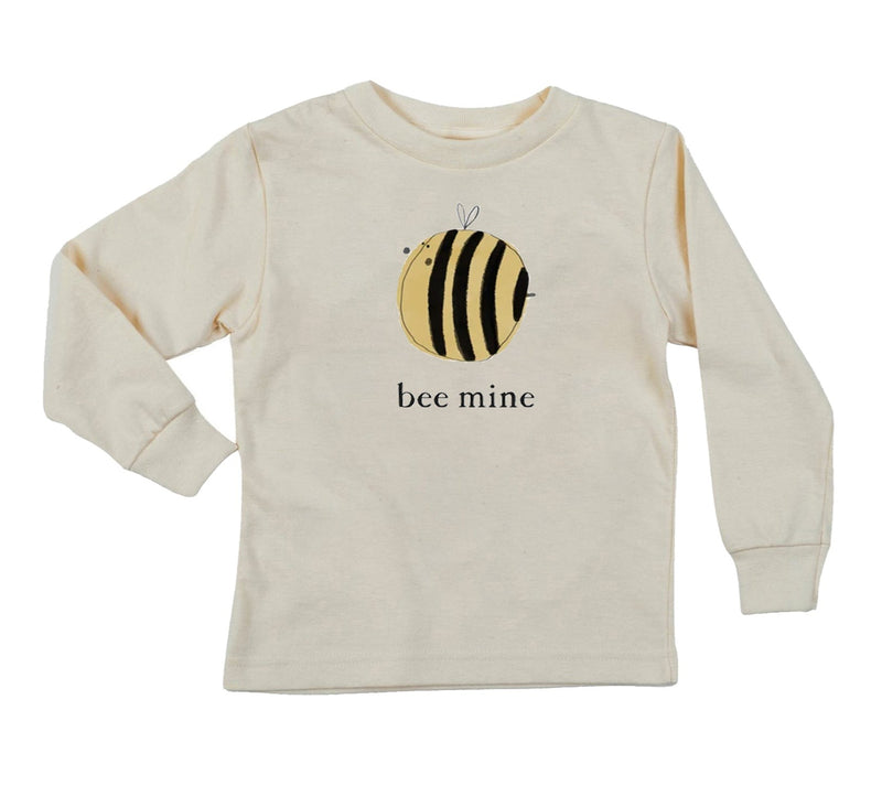 "Bee Mine" Long Sleeve Organic Tee