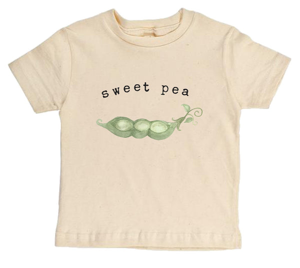 "Sweet Pea" Short Sleeve Organic Tee