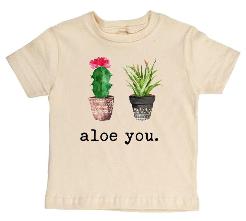 "Aloe You" Short Sleeve Organic Tee