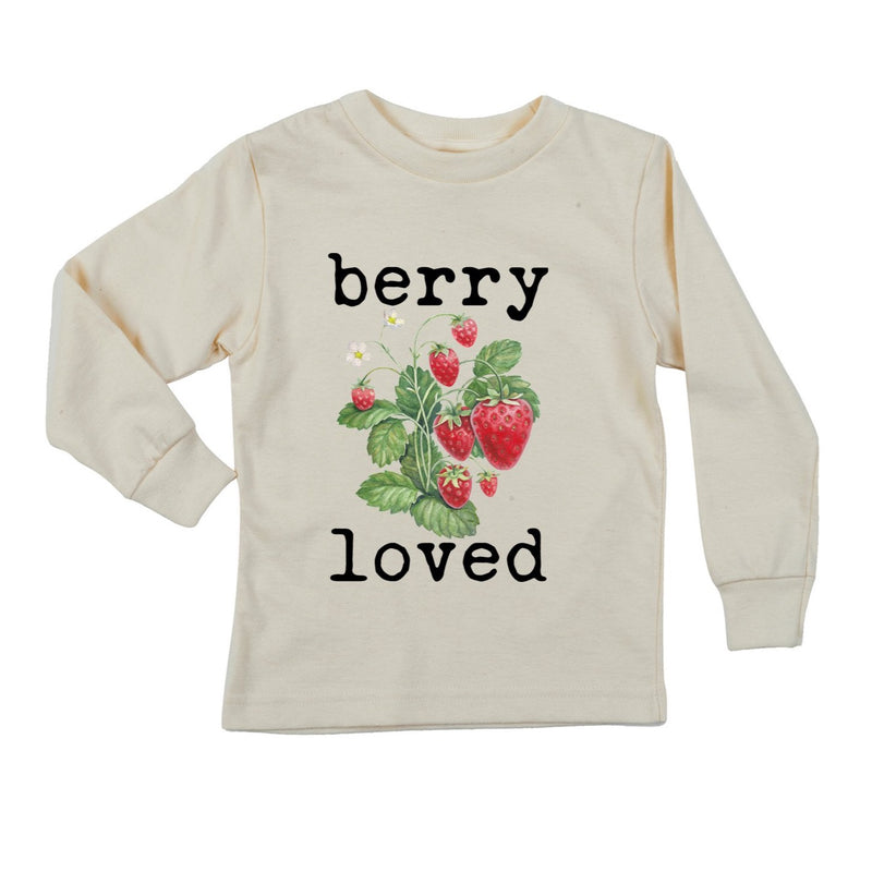"Berry Loved" Long Sleeve Organic Tee