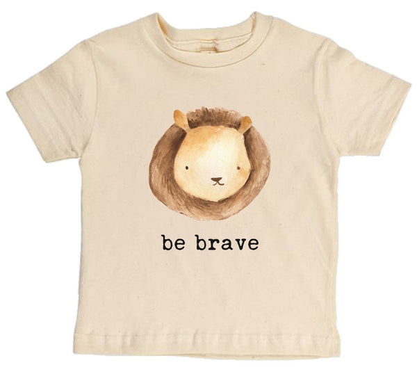 "Be Brave" Short Sleeve Organic Tee