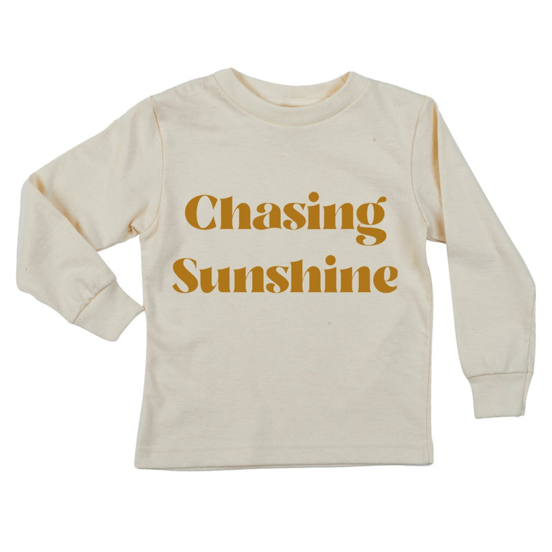 "Chasing Sunshine"  Long Sleeve Organic Tee