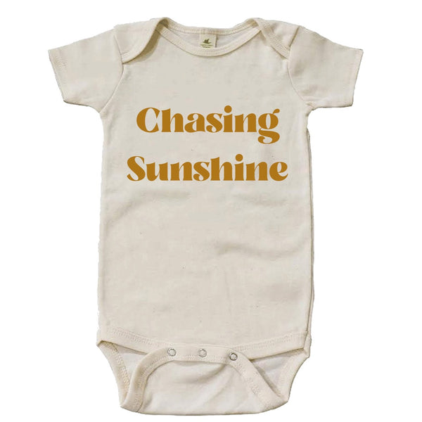 "Chasing Sunshine" Short Sleeve Organic Bodysuit