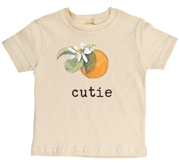 "Cutie" Clementine Short Sleeve Organic Tee