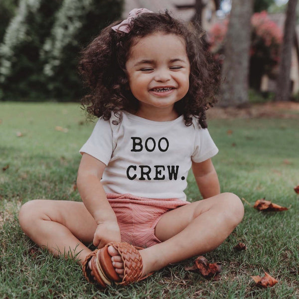 "The Boo Crew" Short Sleeve Organic Bodysuit