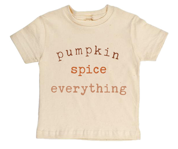 "Pumpkin Spice Everything" Short Sleeve Organic Tee