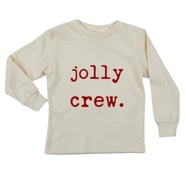 "Jolly Crew" Long Sleeve Organic Tee