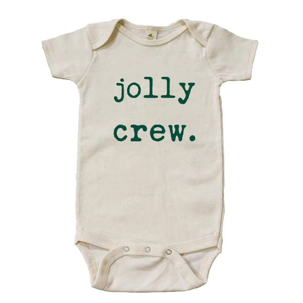 "Jolly Crew" Short Sleeve Organic Bodysuit
