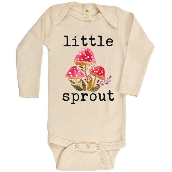 Little Sprout Long Sleeve Organic Bodysuit
