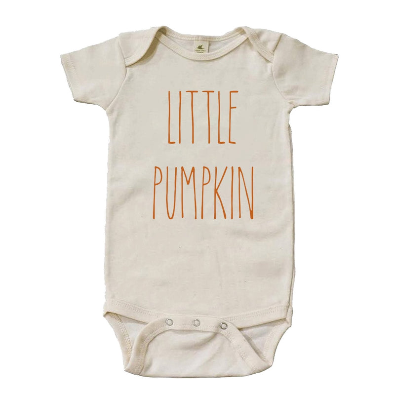 "Little Pumpkin" Short Sleeve Organic Bodysuit