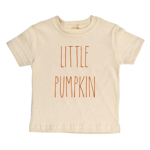 "Little Pumpkin" Short Sleeve Organic Tee