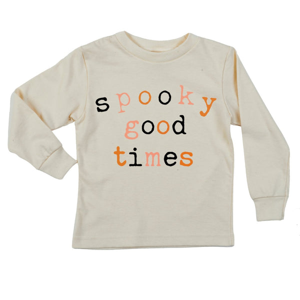 "Spooky Good Time" Long Sleeve Organic Tee