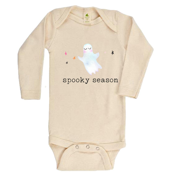 "Spooky Season" Long Sleeve Organic Bodysuit