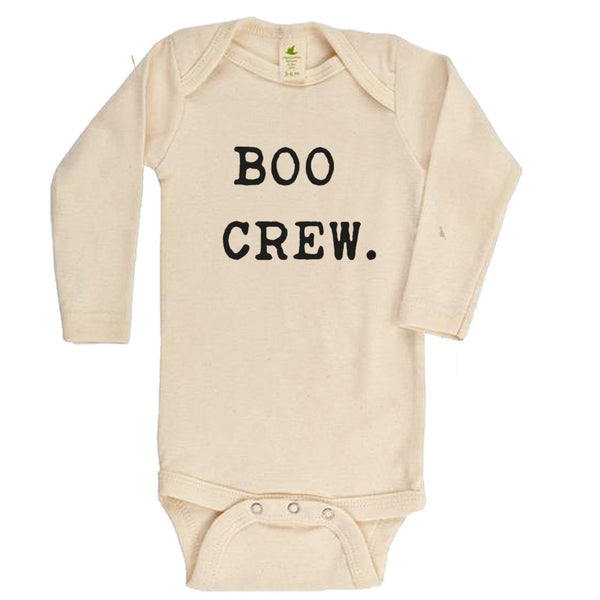 "The Boo Crew" Long Sleeve Organic Bodysuit